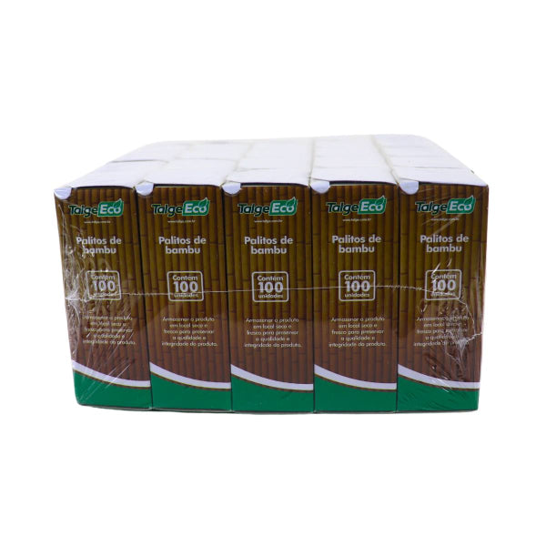 Palito De Bambu - Talge | 100 unds ( CAIXA COM 25X100 )