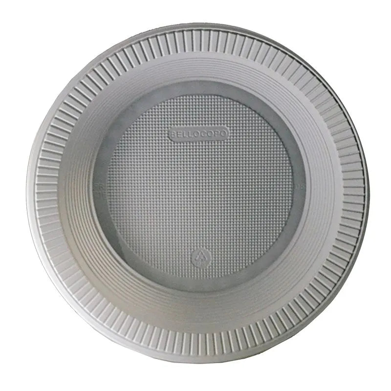 Prato Raso Descartável 26cm 10 Unidades Branco
