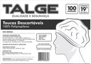 Toucas Sanfonadas Descartáveis Tnt - Talge | 100 unds  45x50 (tm19)