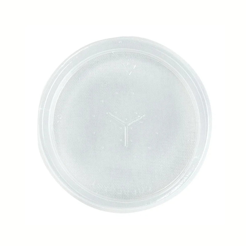 Tampa para Pote 100ml PS Sem Furo Copoplast – Pack com 100 Unidades | Tampa para Potinho Alimentos