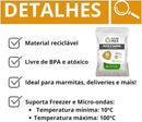 Pote Descartável 750ml Microondas Marmita Fit - 24un