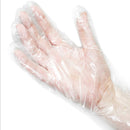 Luvas Plástica Descartável Transparente Multiuso - Talge | 100 unds