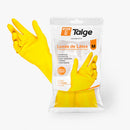 Luva de Látex Amarela - Talge | Par de luvas