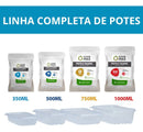 Kit Potes Descartáveis Marmita Freezer Microondas 350ml 24un
