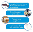 Kit Potes Descartáveis Marmita Freezer Microondas 350ml 24un
