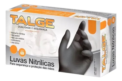Luvas Descartáveis Nitrílicas - Talge  | 100 Unidades