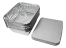 Pote de Alumínio Descartável C/ Tampa 500ml - 10un