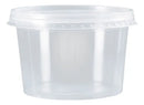 Pote Para Bolo 200ml Freezer Microondas Com Tampa 24Und