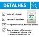 Kit Potes Descartáveis Marmita Freezer Microondas 350ml 24un