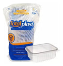 Pote Retangular Com Tampa 500ml Marmita Fit 24kits Totalplast Cor Transparente
