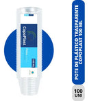 Pote De Plástico Descartável 100ml Pacote C/100 Unidades