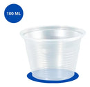Pote De Plástico Descartável 100ml Pacote C/100 Unidades
