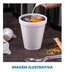 Copo Térmico Isopor Bebidas Quentes 180ml Com 25 Unidades