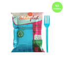 Talher Sobremesa Biodegradável - 50 Unidades ( Garfo )