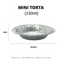 Mini Torta 130ml | 100 uni