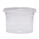 Potes Redondo 140ml 24und C Tampa Alimentos Freezer Congelar