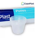 Copo Descartável + Tampa - 100 Unidades | 100ml